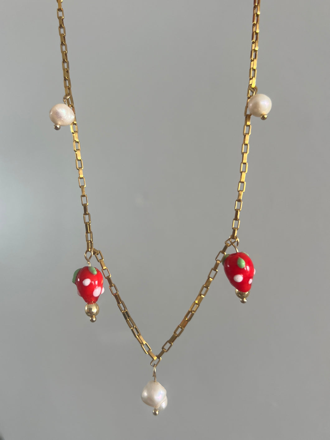 Strawberry necklace