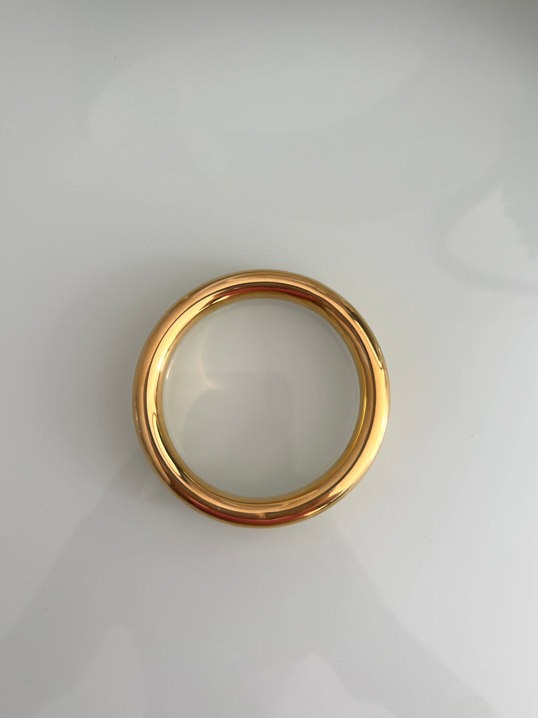 Jumbo golden bangle