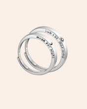 Cargar imagen en el visor de la galería, Moon and sun matching ring
