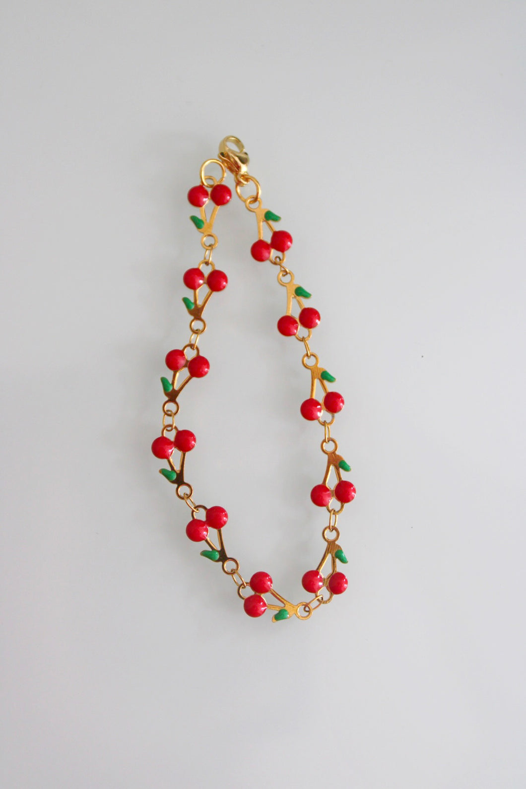 Red cherry bracelet